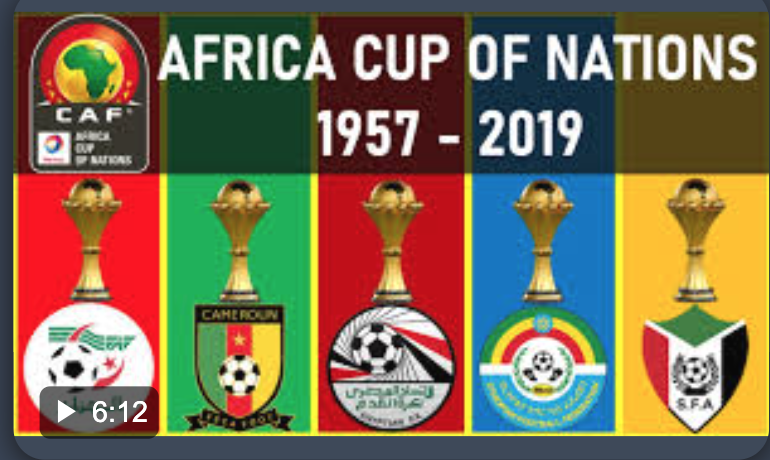 AFCON Winners from 1957 - 2019